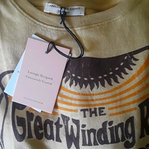 SOLD FSOT BNWT Spell Great Winding Road tee - Picture 3 of 3